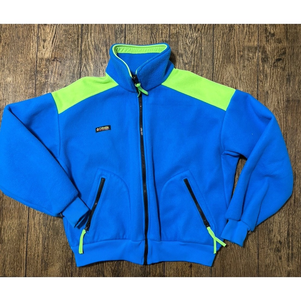 Vintage Columbia Bugaboo Neon Ski Jacket/Pants 3 In 1 Multicolor 90s Womens L/XL - Picture 5 of 9
